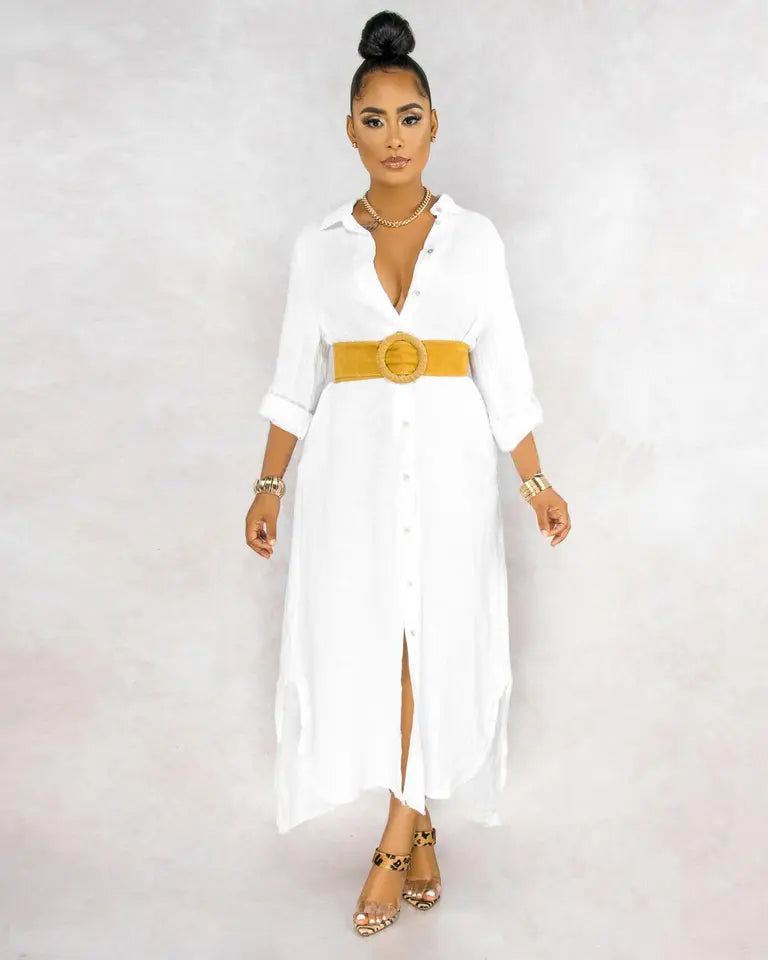 Silvia Exclusive Overshirt Dress Set Designer Edit