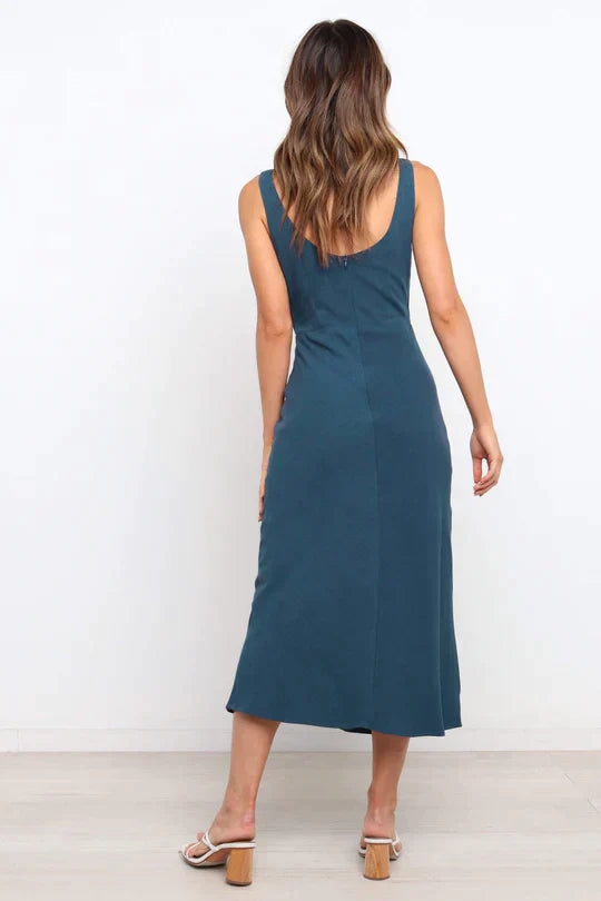Galla Midi Dress in a Wrap Style for Women Casual Daywear