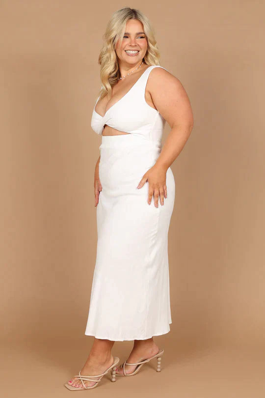 Gudelia Midi Dress in a Wrap Style for Women Refined Casual Wear