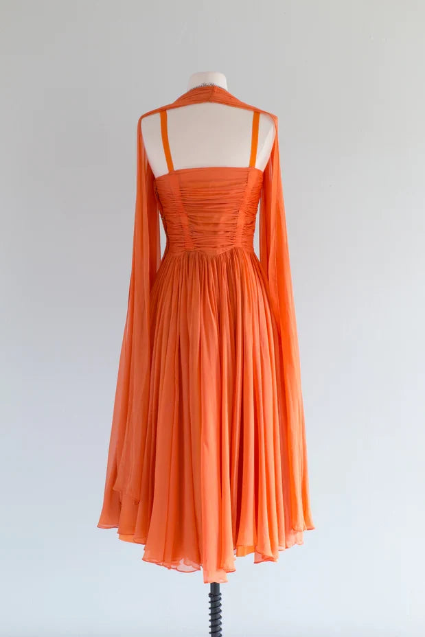 Orange Homecoming Dress Short Prom Dress,Short Party Dress
