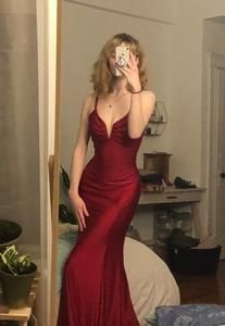 Spaghetti Straps Mermaid Long Prom Dress - VelvetHem