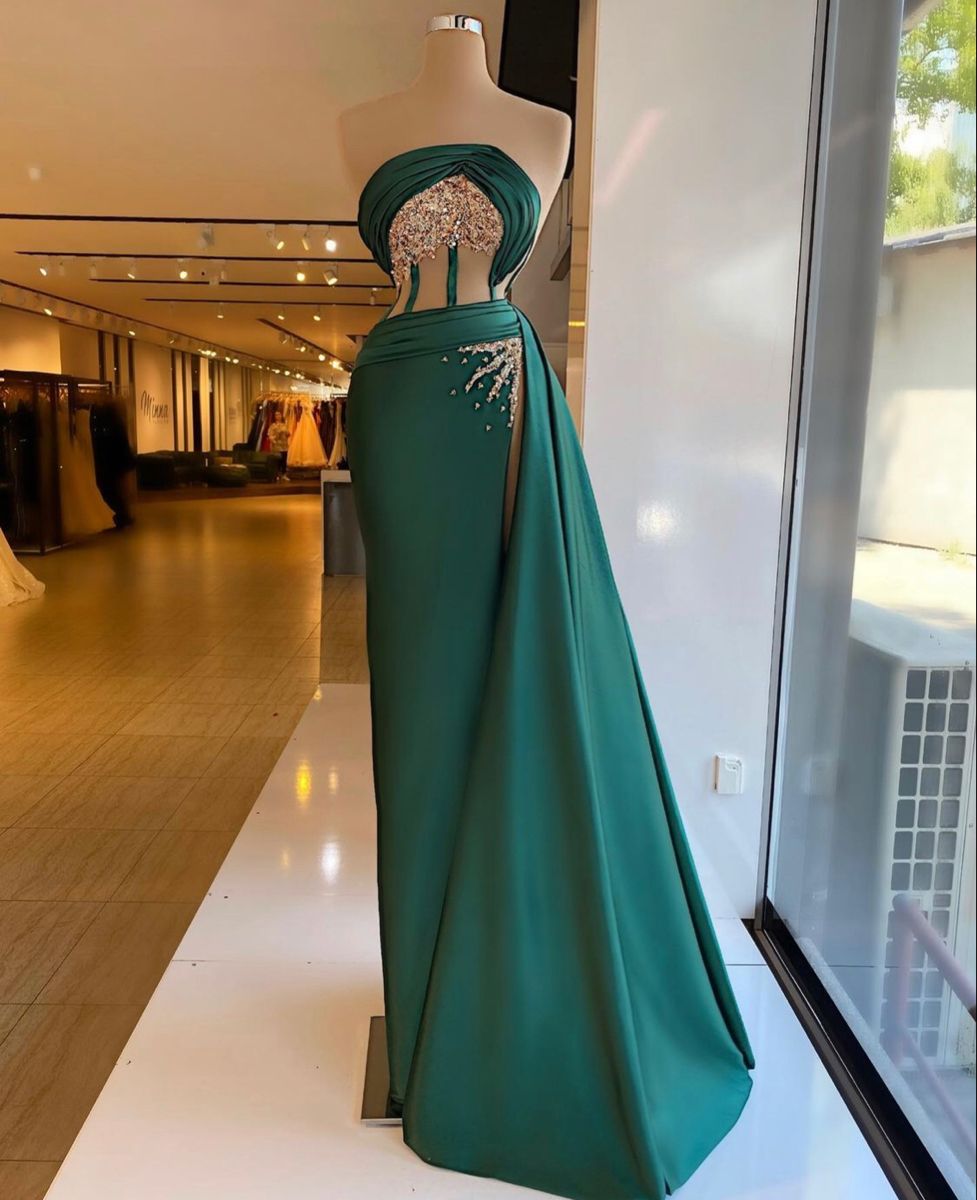 Green prom dresses, long evening dresses, fashion evening dresses - VelvetHem