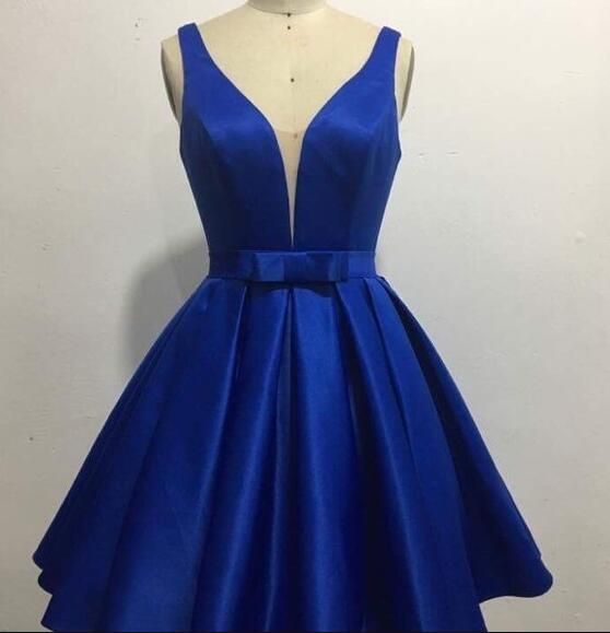 Elegant Homecoming Dress,Royal Blue Homecoming Dresses - VelvetHem