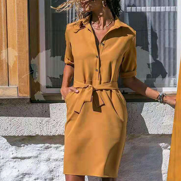 Mónica Chic Dress for Modern Summer Elegance Elevated Occasion Wear