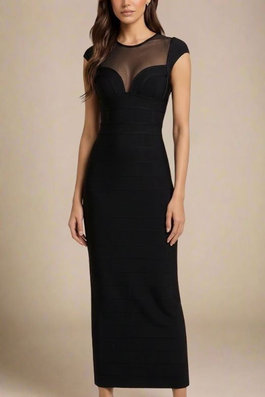 Rory Bandage Maxi Dress - Classic Black