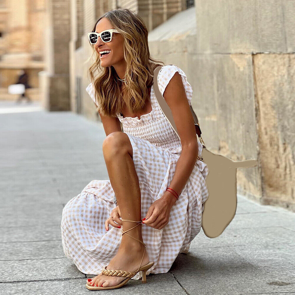 Natalia Statement Retro Summer Dress Evening Wear Edit