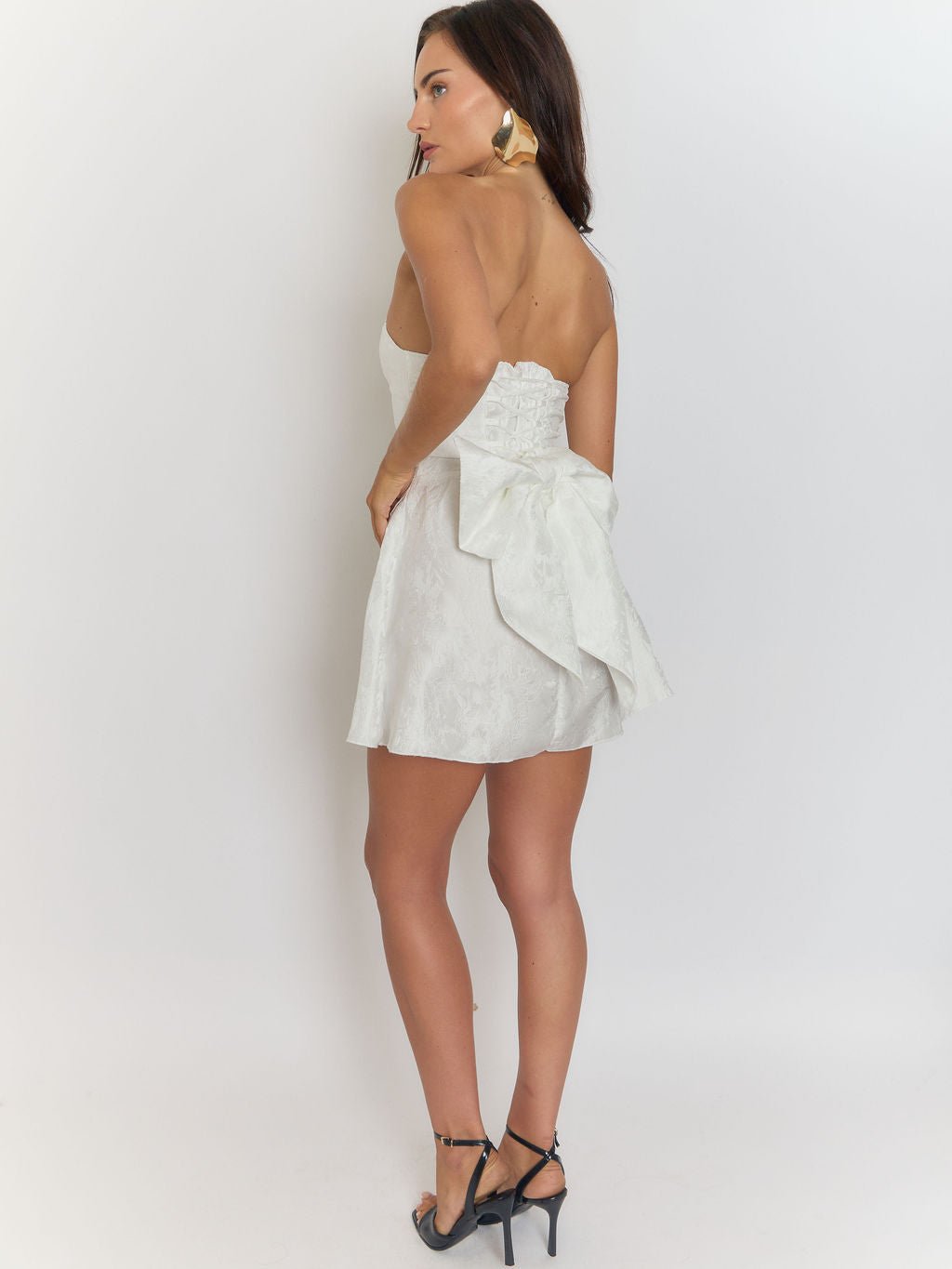 Seraphina Bow Backless Mini Dress