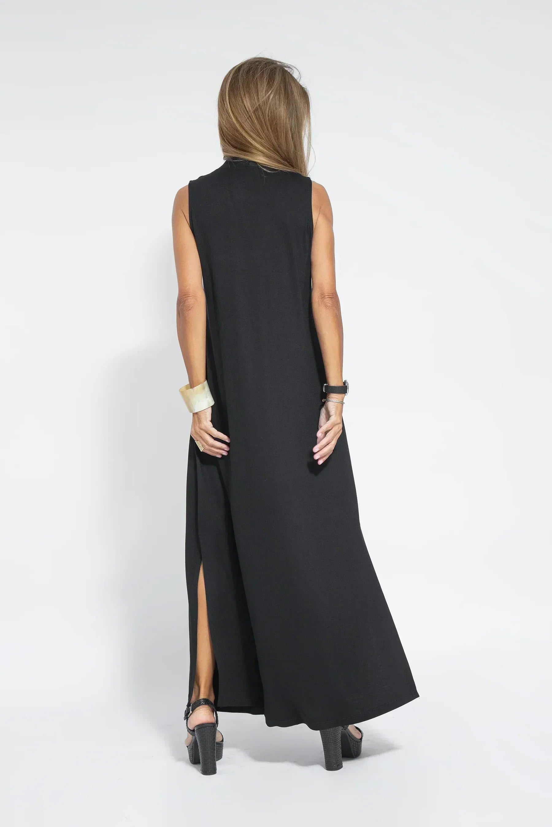 Margarita Elevated Slimming Dress with Vest Occasion Wear