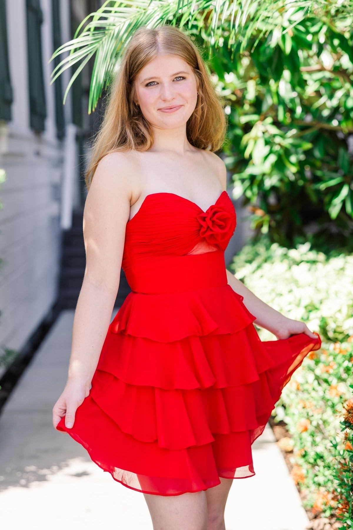 Gorgeous A Line Sweetheart Lilac Short Homecoming Dress with Ruffles Keyhole