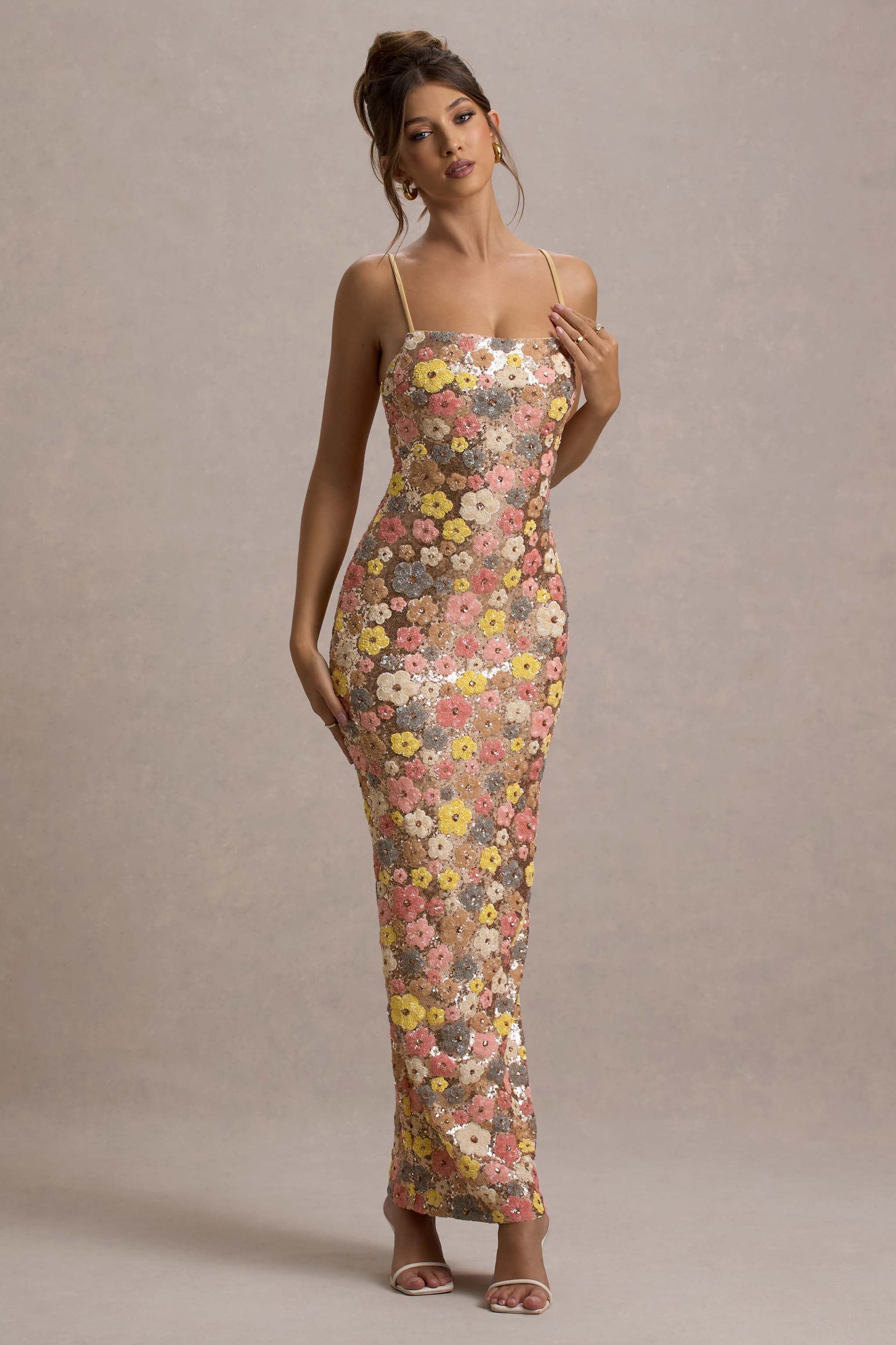 Victoria Sequin Maxi Dress