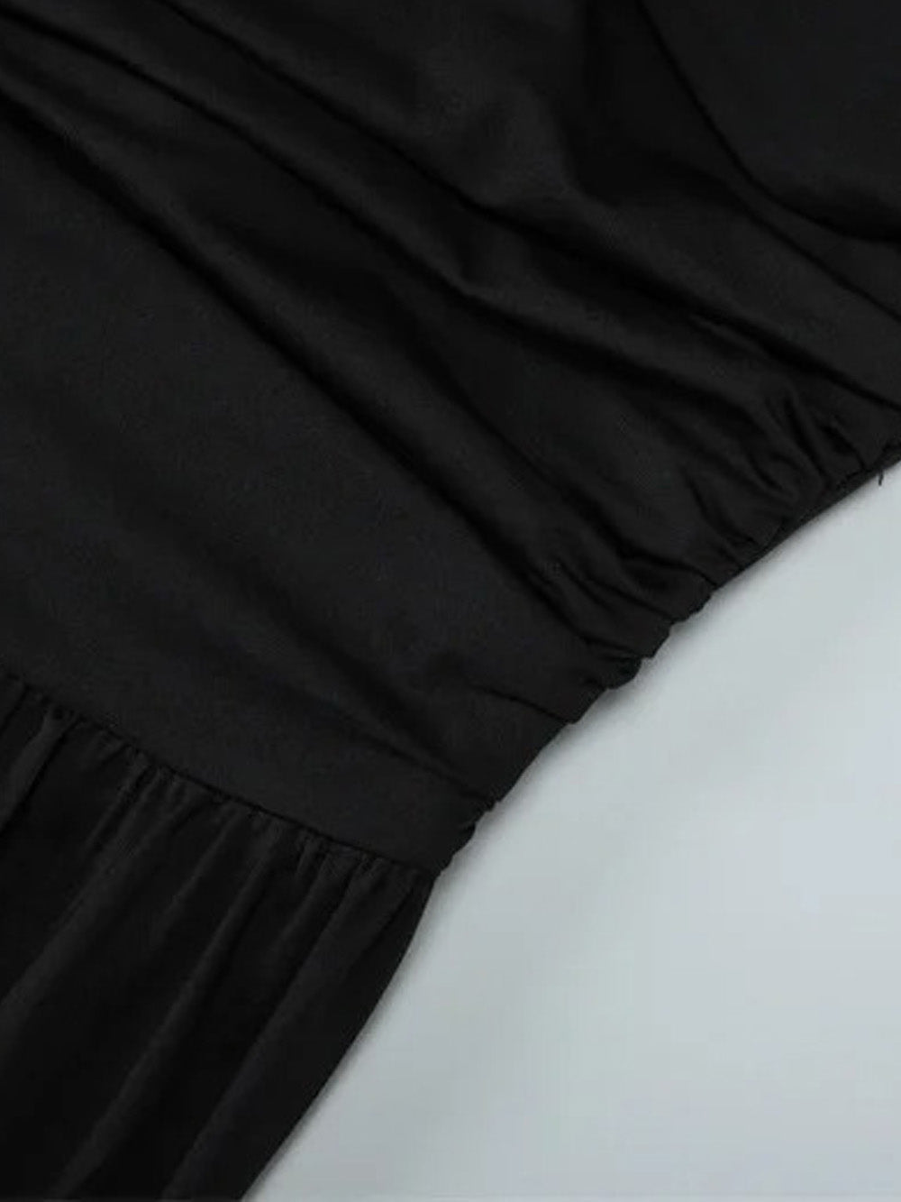 Valencia One-Shoulder Pleated Maxi Dress