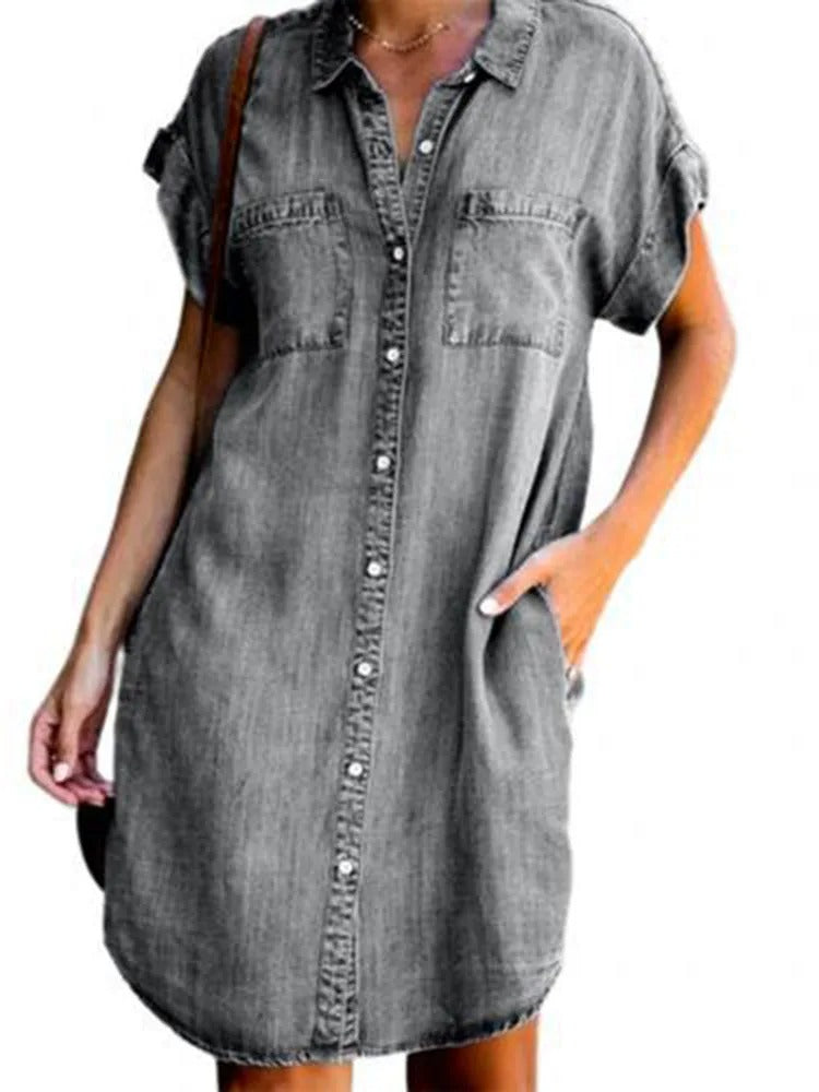 Angelines Relaxed and Timeless Summer Dress for Women Easy Wear Style