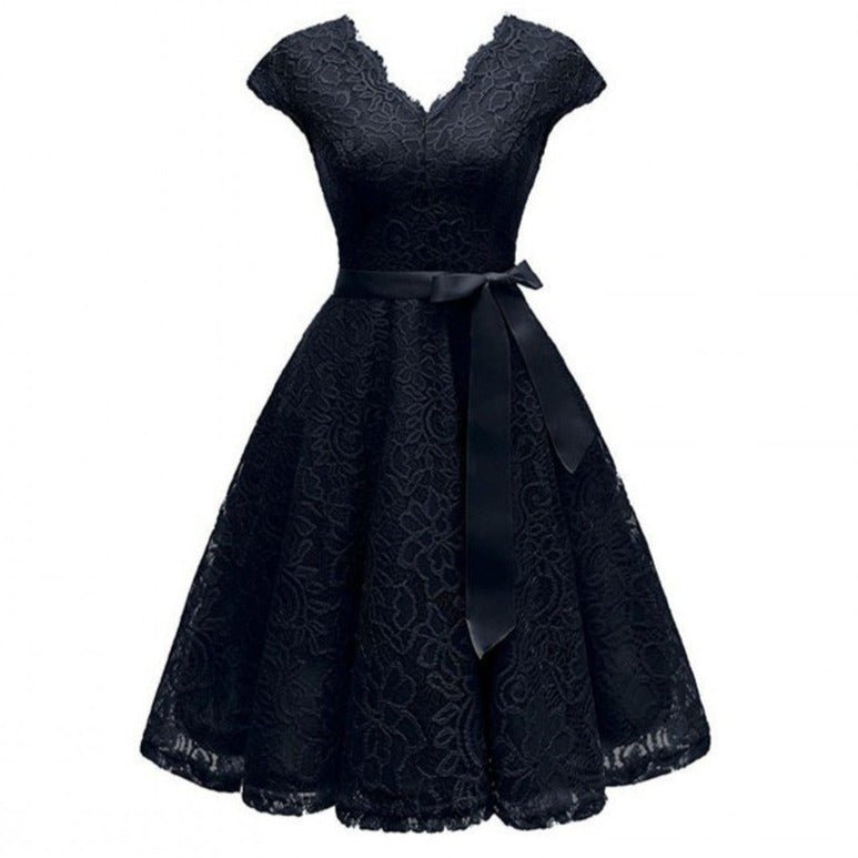 Luisa Chic Midi Party Dress Elevated Occasion Wear