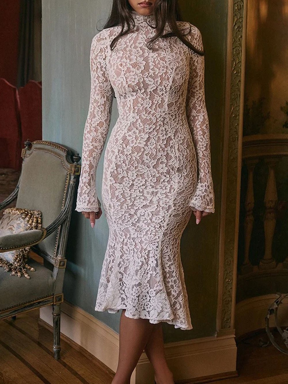Ximena Long Sleeve Midi Dress