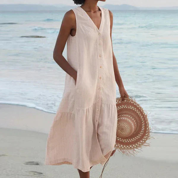 Micaela Casual and Relaxed Summer Dress for Women Elegant Evening Look