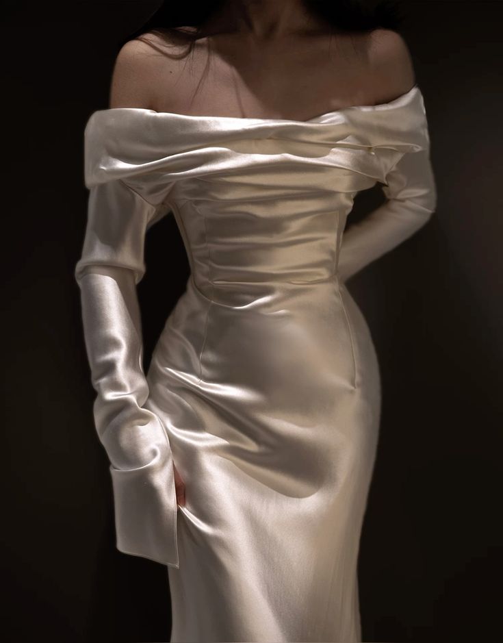 Off Shoulder Long Wedding Dress Princess Bridal Gown fg7390 - View 2 | VelvetHem