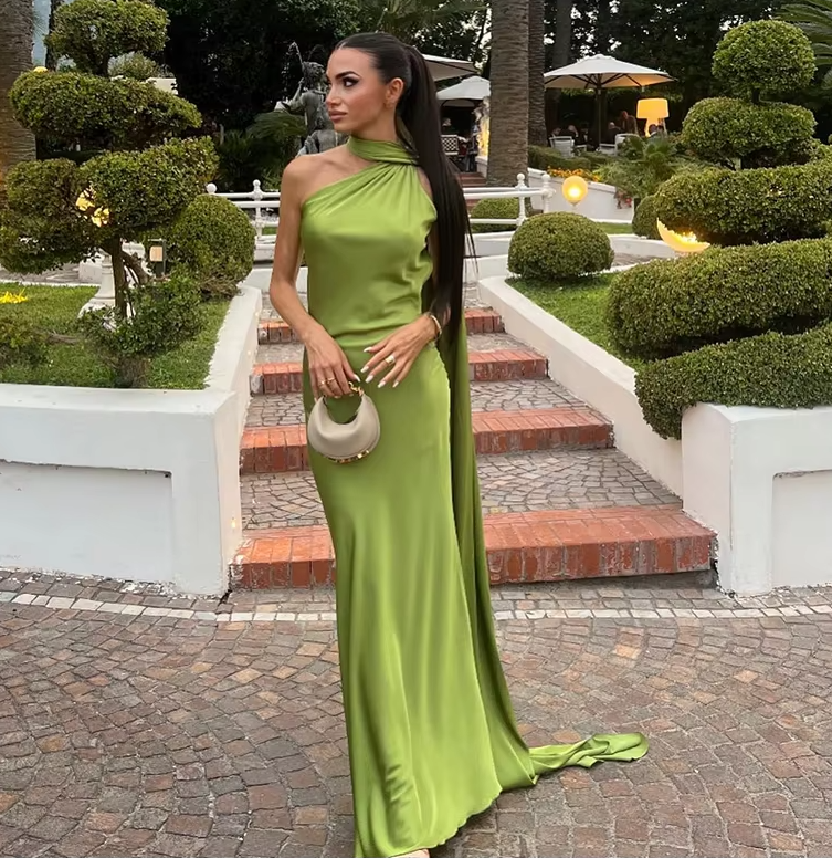 Casual Dresses Women Backless Sexy Satin Ribbon Sleeveless Elegant Lady Party Gown Long Evening Prom Dresses fg6815 - VelvetHem