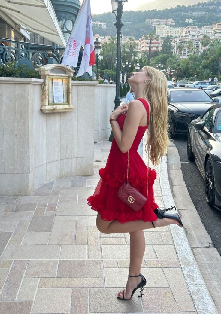 Red Party Dress Short Prom Dress Birthday Dress fg7334 - View 5 | VelvetHem