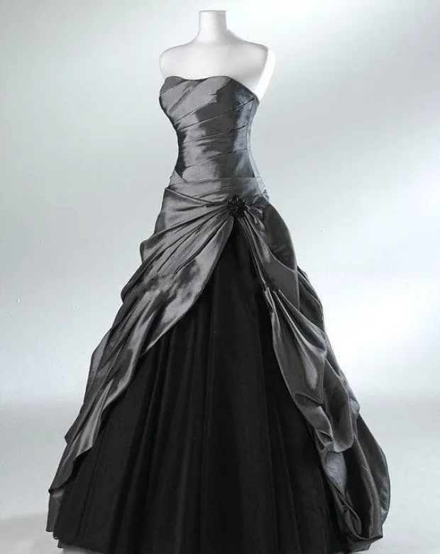 Strapless Long Mother of the Bride Dresses Plus Size Evening Gowns for Wedding Guest fg6708 - View 2 | VelvetHem