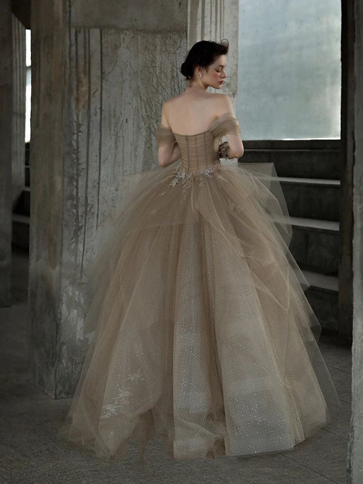Tulle Lace Long Prom Dress, Evening Formal Dress fg7236 - View 4 | VelvetHem