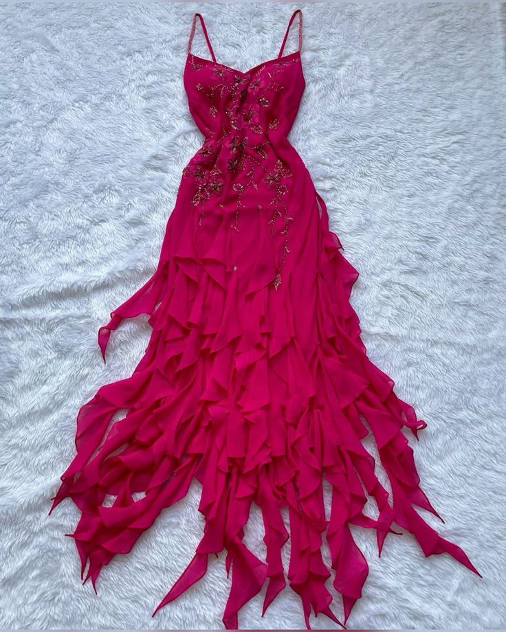 Chiffon Prom Dress Irregular Party Dress Long Formal Dress fg7049 - VelvetHem