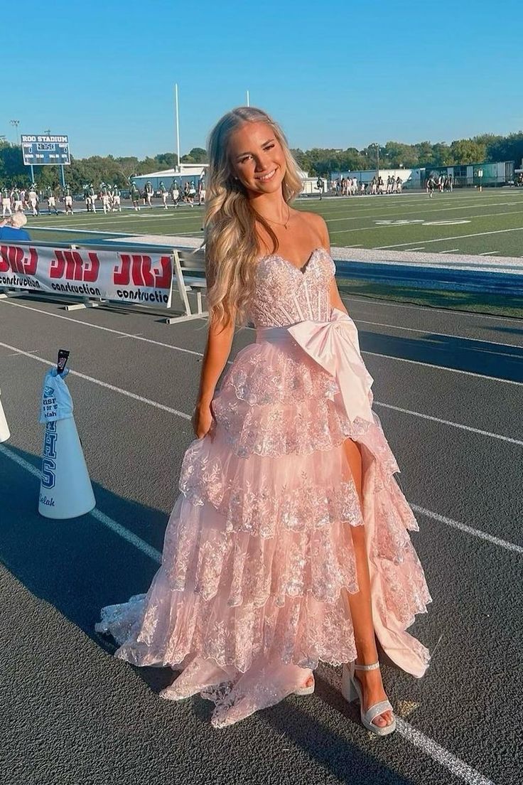 Sweetheart Tulle Sequin Appliques Ruffle Long Formal Gown fg7072 - VelvetHem