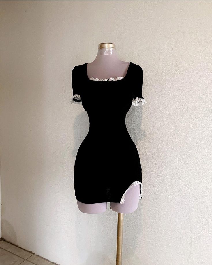 Sexy Black Short Prom Homecoming Dresses Short Party Dress fg7094 - VelvetHem