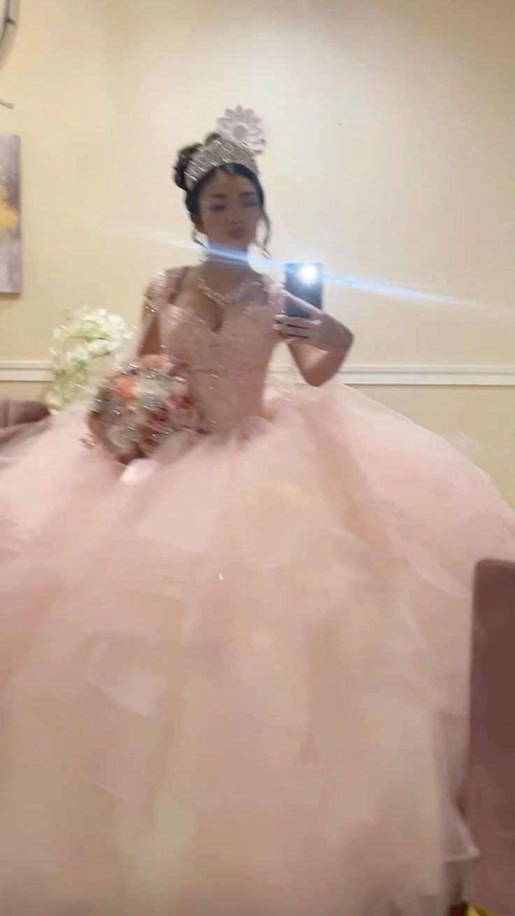 Ball-Gown Tulle Sweetheart Quinceanera Dresses Long Evening Dress fg7184 - VelvetHem