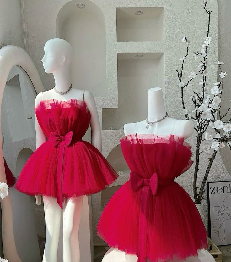 Tiered Tulle A-line Homecoming Dresses, Chic Strapless Short Party Dress fg7052 - View 2 | VelvetHem