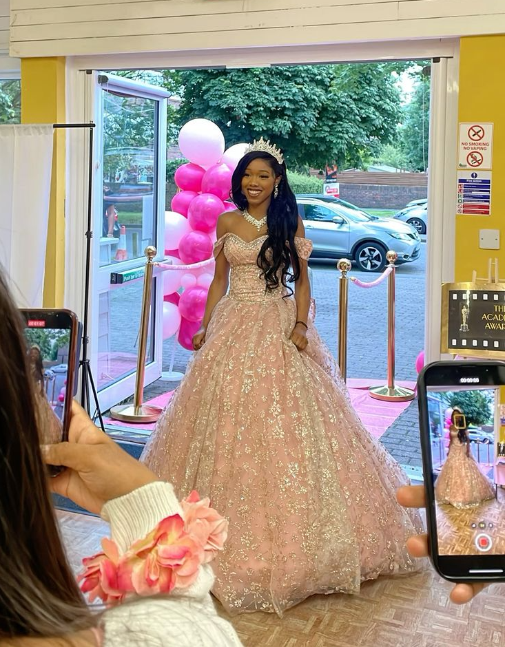 Ball Gown Off Shoulder A Line Quinceanera Dress fg6950 - VelvetHem