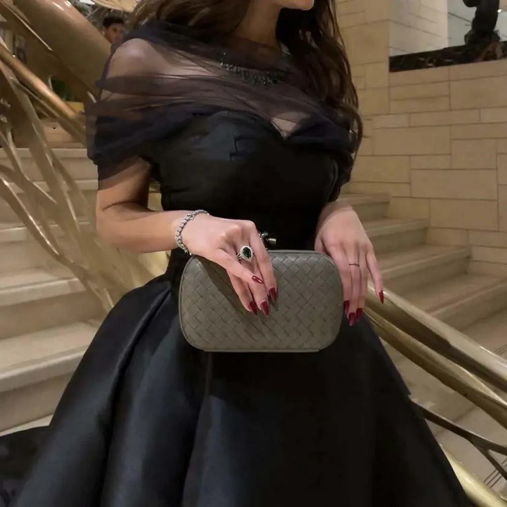 Vintage Black High Low Prom Dresses Ball Gown Long Satin Simple Evening Gowns Off Shoulder Elegant Women Special Occasion Dress fg6496 - View 3 | VelvetHem
