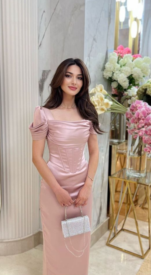 Fashion Prom Dresses Pink Sexy Evening Dress - View 2 | VelvetHem