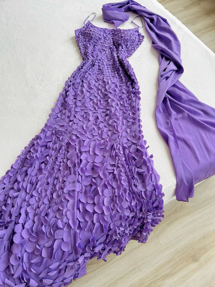 Purple Party Prom Dresses Long Evening Dress fg6945 - View 2 | VelvetHem