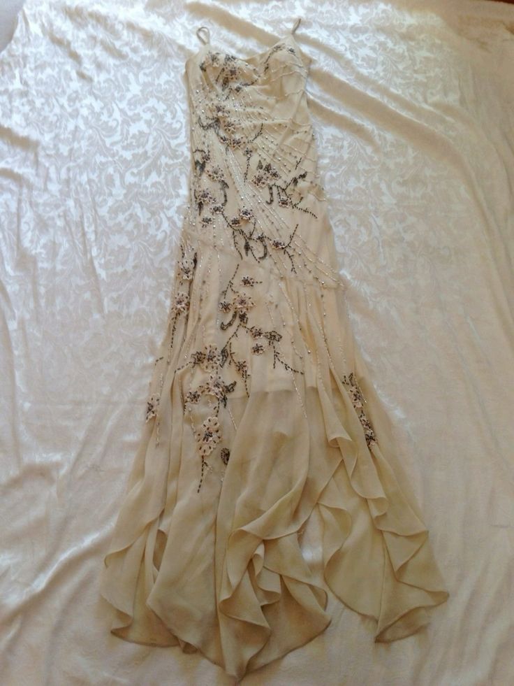 Elegant Champagne Straps Vintage Party Dress, Evening Dress fg6946 - View 2 | VelvetHem