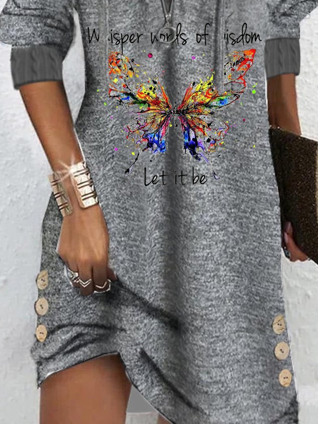 Mercedes Hooded Dress for Women Brunch Outfit Idea