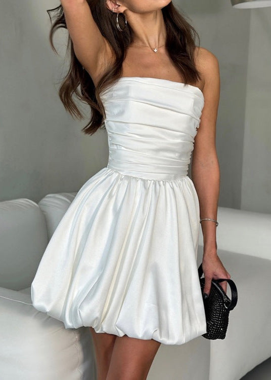 Celeste Strapless Bubble Mini Dress