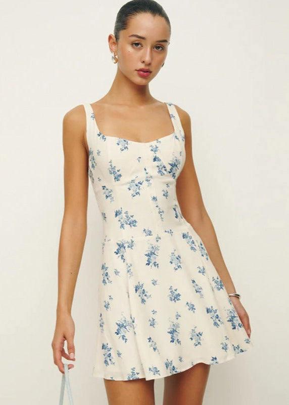 Elowen Floral Fit & Flare Mini Dress