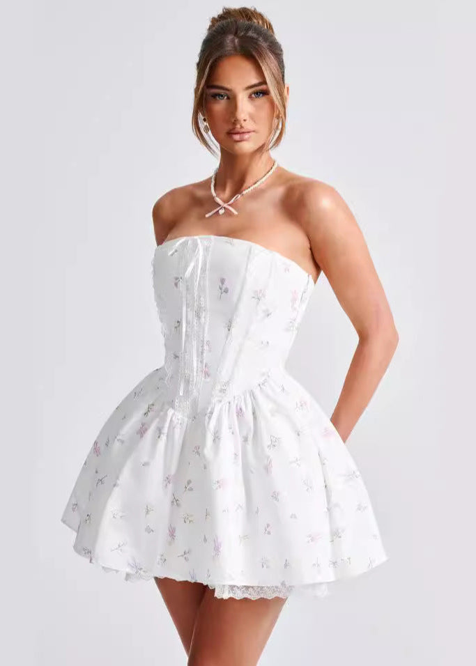 Isla Strapless Corset Mini Dress