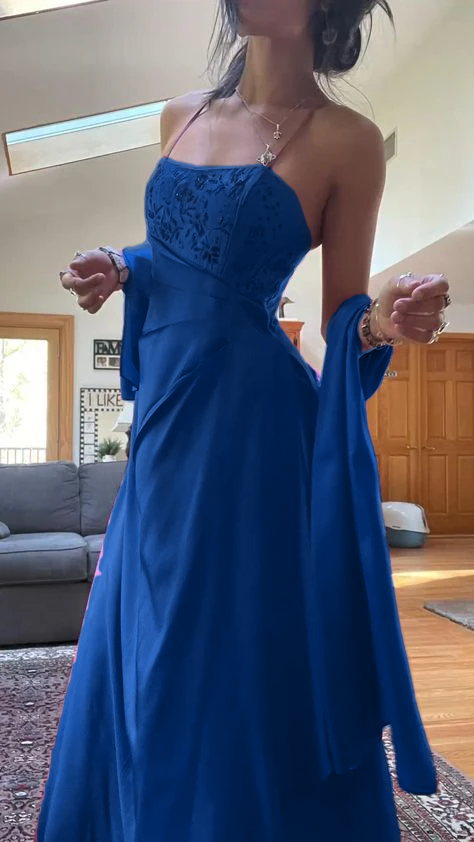 Gorgeous Pink A Line Beaded Prom Dress Long Evening Gown fg7156 - View 6 | VelvetHem