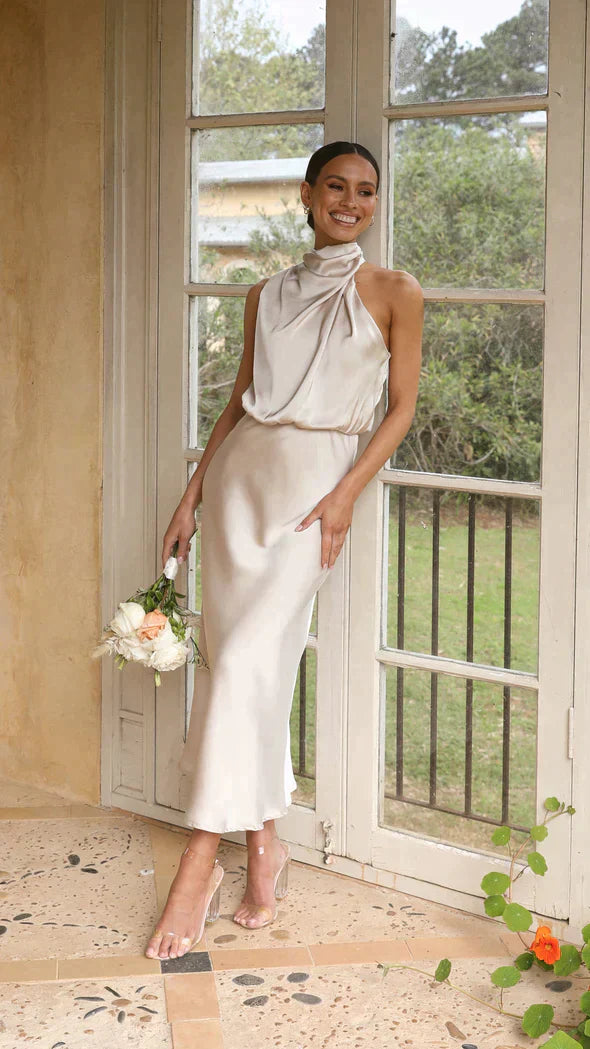 Nerea Chic Delicate Long Dress for Women Edition 2024 Statement Occasion Edit