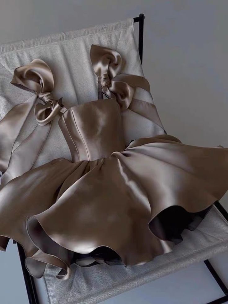 chic ball gown brown homecoming dress 16th birthday outfits fg7244 - View 2 | VelvetHem