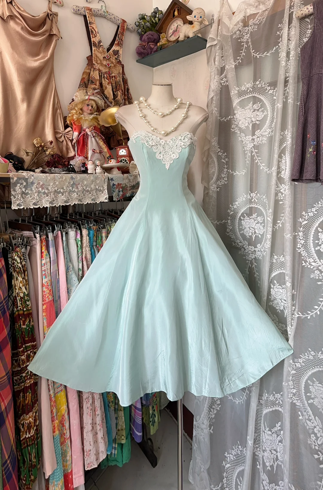 Light Green Strapless Satin Appliques Birthday Dress Classy A Line Homecoming Dress - VelvetHem
