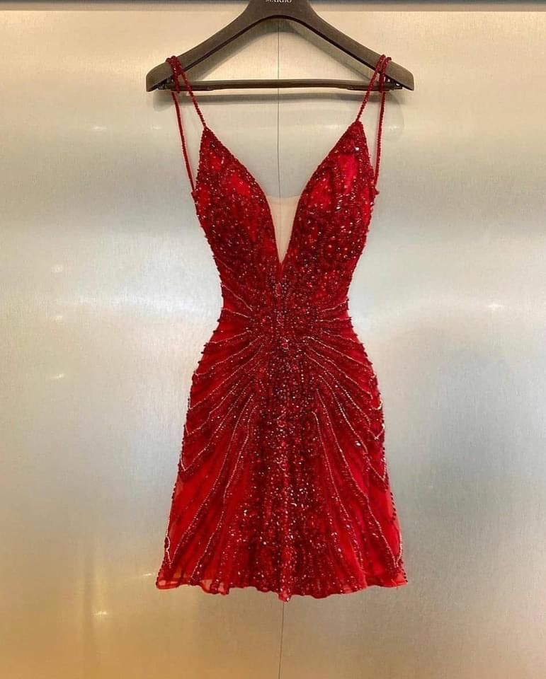 stunning cocktail dresses party dresses mini homecoming dress Y4423 - VelvetHem