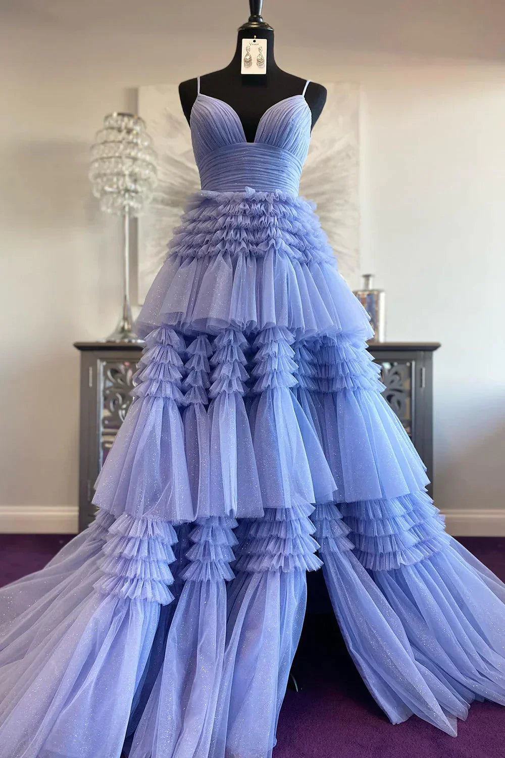 Sexy Daffodil A-Line Doric Sweetheart Long Prom Dress