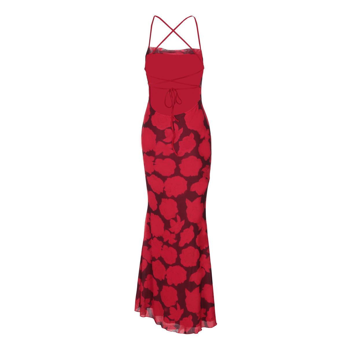 Frederick Maxi Dress Red
