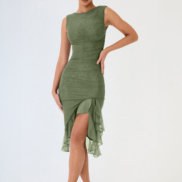 Mezuna Midi Dress Green