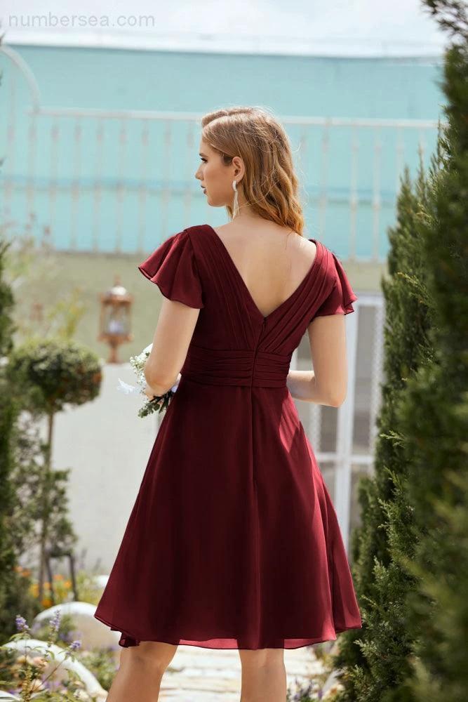 Knee Length Homecoming Dresses Formal Cocktail Prom Gown 28013 (ZD16946)