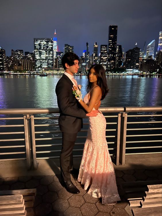 Pink Backless Mermaid Graduation Prom Dress Evening Party Dress fg6947 - View 4 | VelvetHem