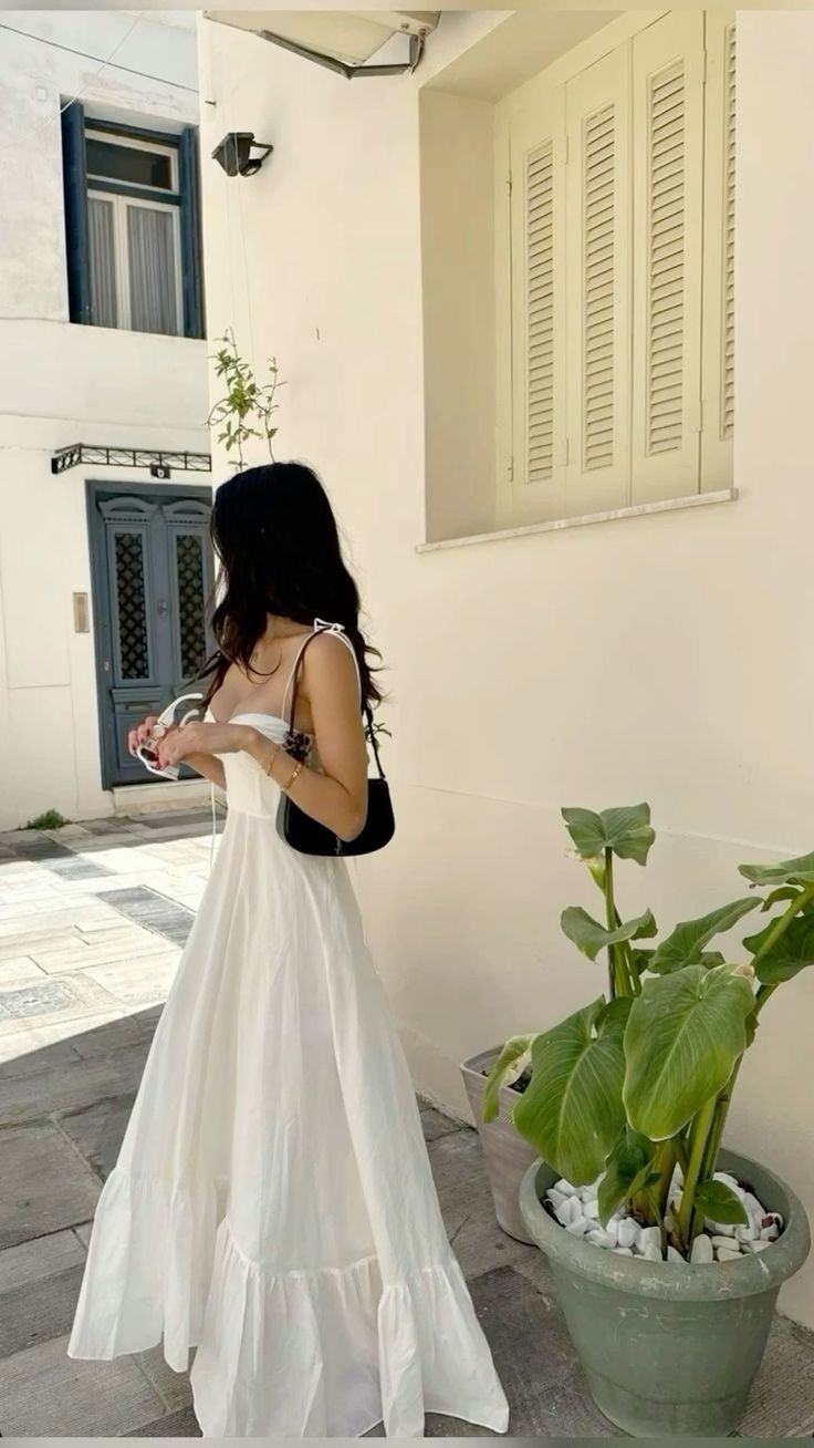 White Sexy Sleeveless Dress Elegant Long Evening Dress fg6906 - VelvetHem