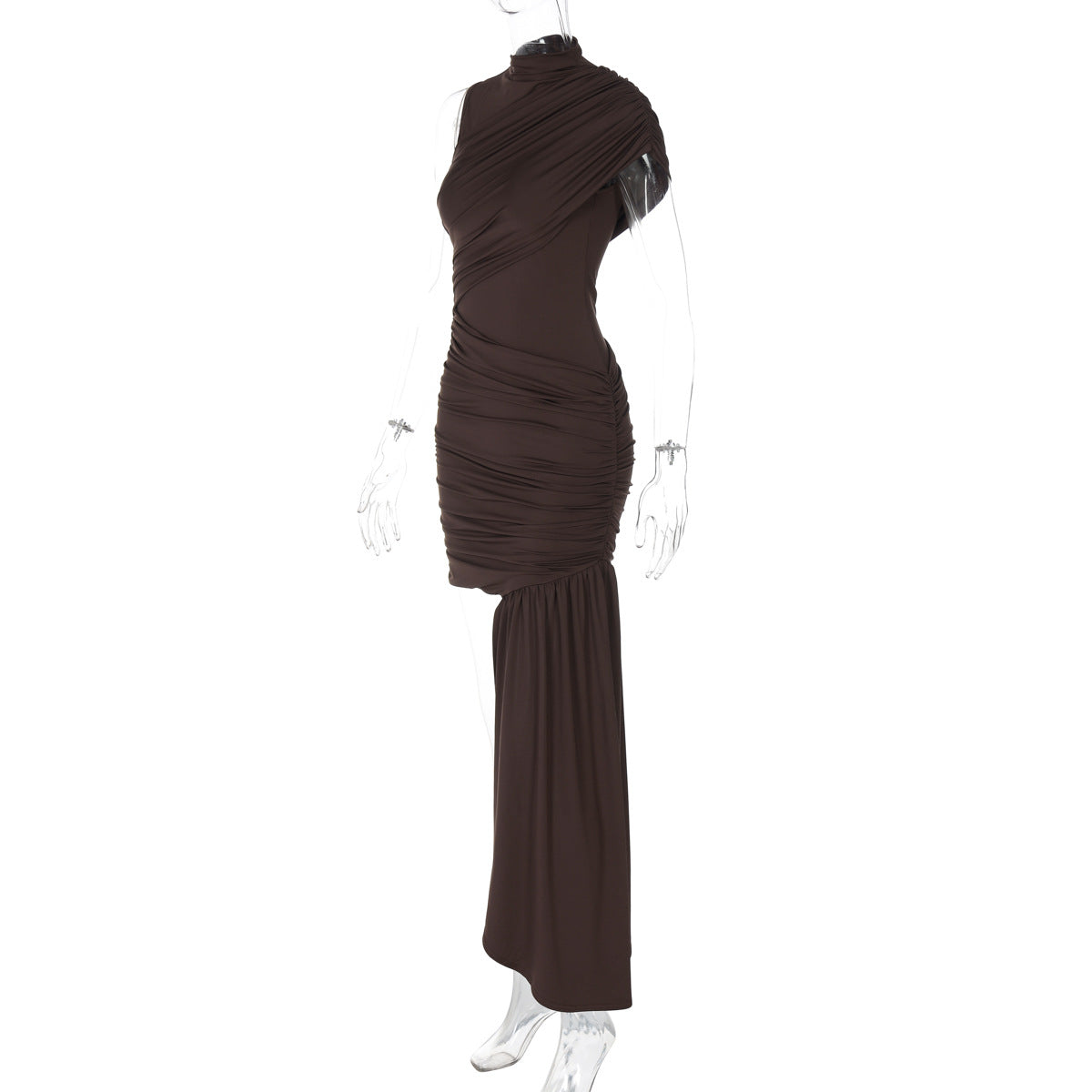 Gema Mini Dress Brown